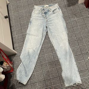 Agolde crisscross jeans